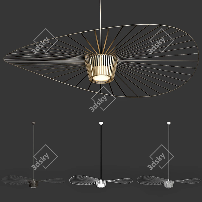 Petite Vertigo Ceiling Light 3D model image 1