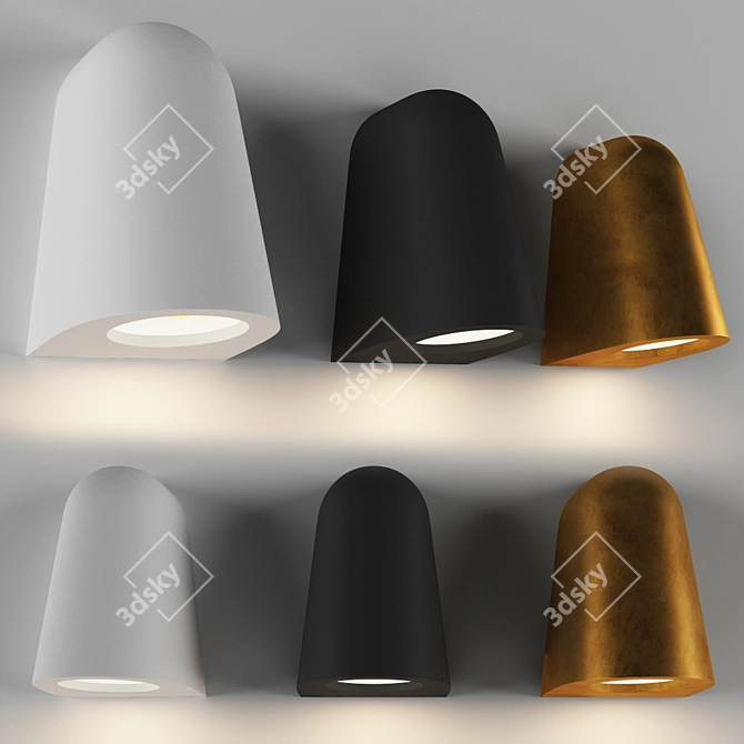 Astro Mast Outdoor Wall Light 3D model image 1