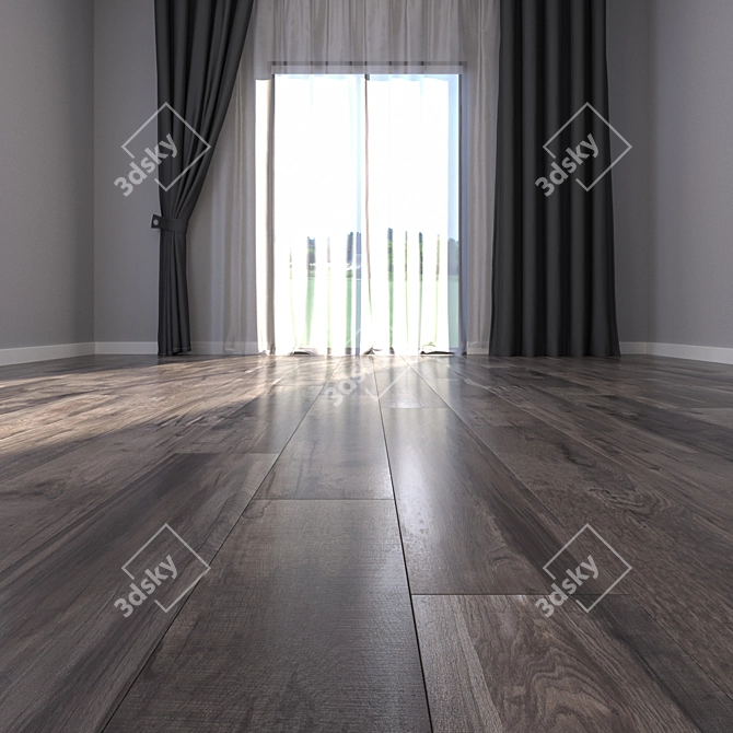 Luxury Parquet Floor Collection 3D model image 2