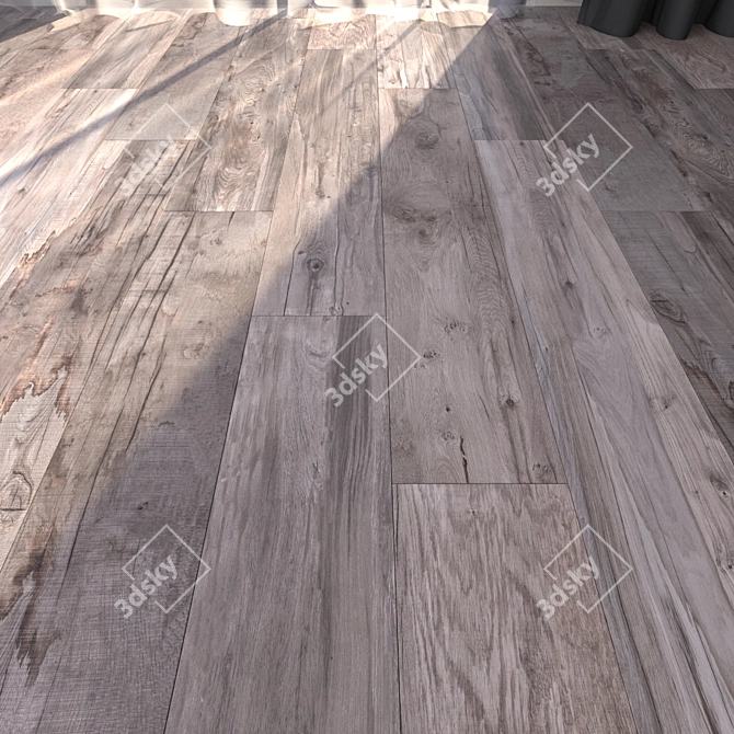 High Definition Parquet Floor 3D model image 1