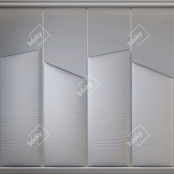 Elegant Decorative Panel: Stylish and Versatile 3D model image 3