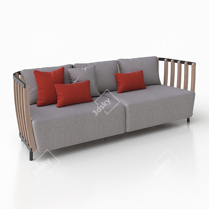 Swing XL Sofa: Ethimo Collection 3D model image 1