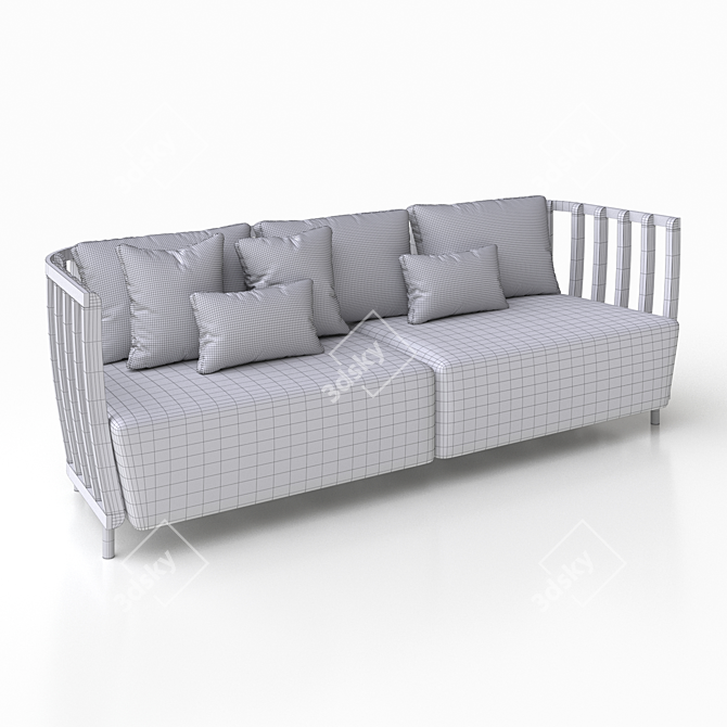 Swing XL Sofa: Ethimo Collection 3D model image 3