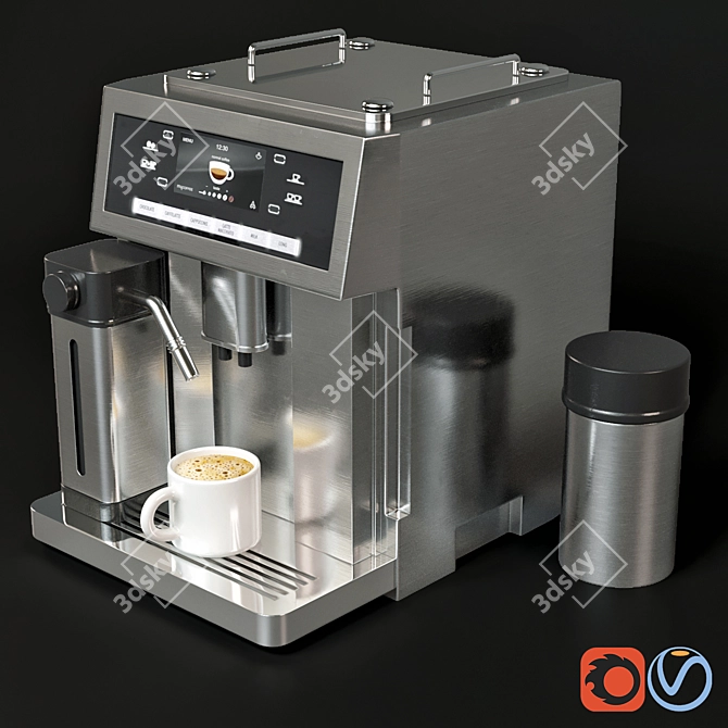 3D Coffee Model 3D model image 1