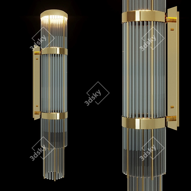 Pharo Luxury Wall Sconce 3D model image 1