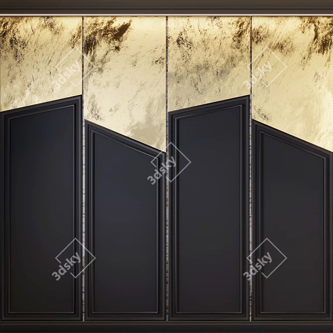 Elegant Decorative Panel - 3250 x 3230 3D model image 1