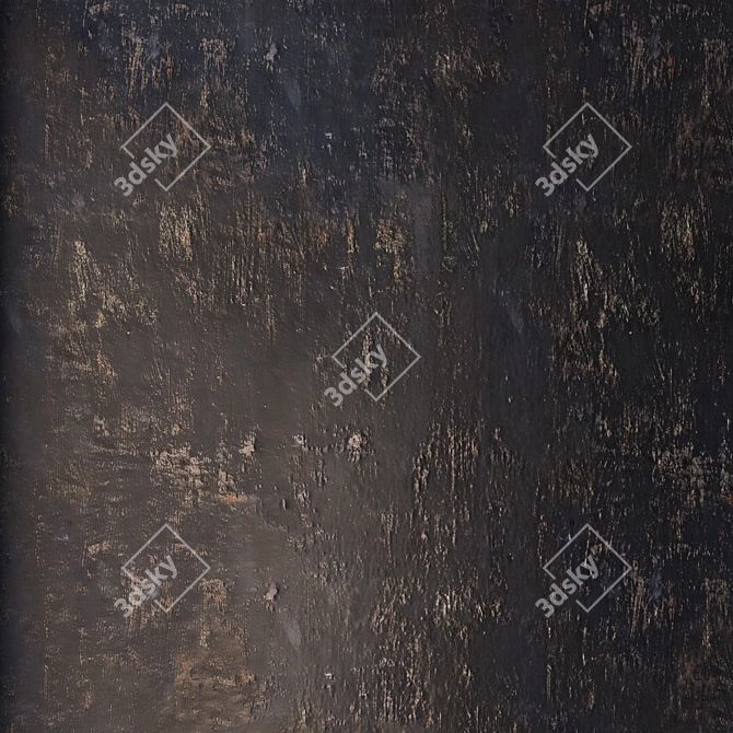 Seamless Metal Texture: High Detail, Vray Material 3D model image 3