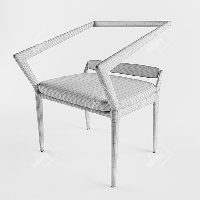 ErgoSeat: The Ultimate H-Chair 3D model image 3