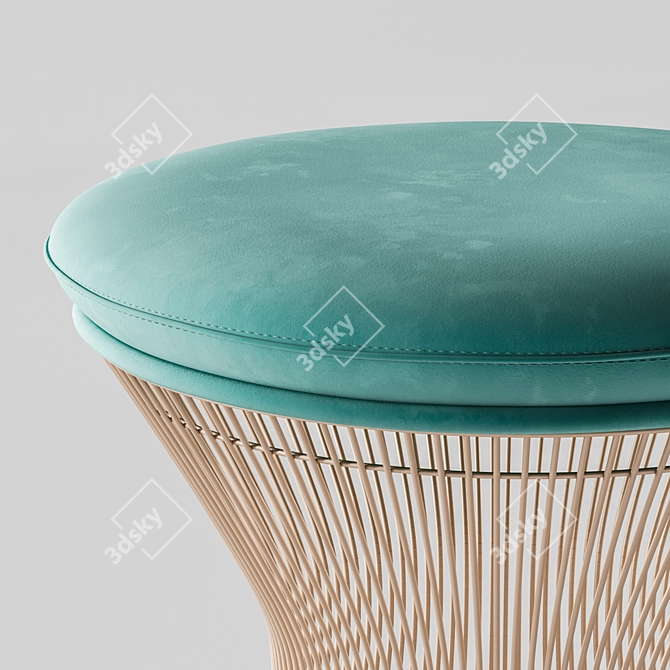 Modern Platner Chair: Unique Design 3D model image 3