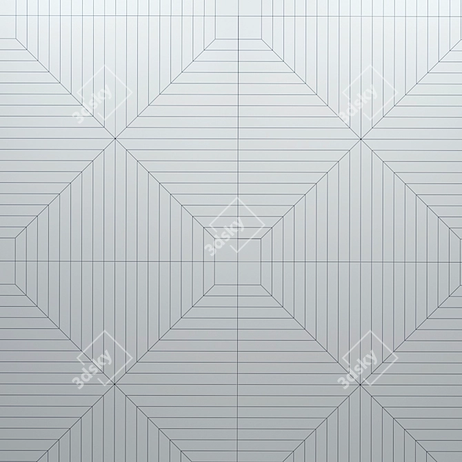 Elegant Marble Tile & Decor 3D model image 3