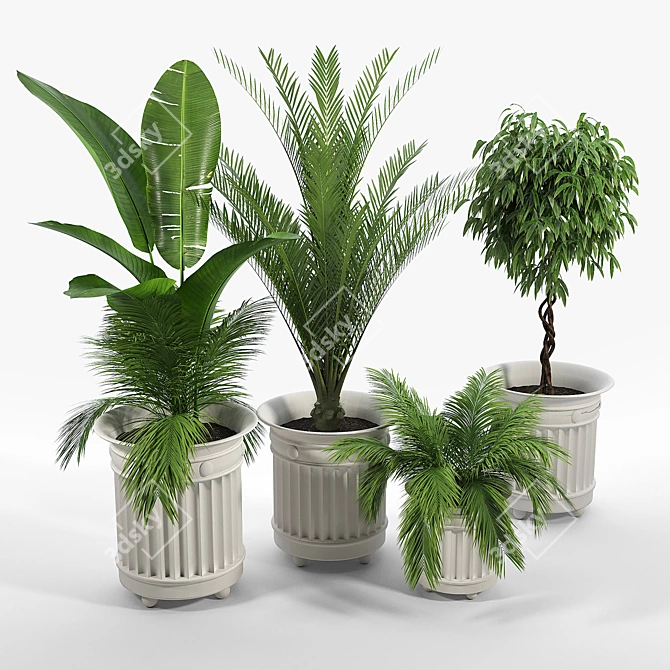 Elevate Your Garden with the Prescott Planter 3D model image 2