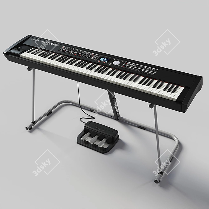  Roland RD 700GX: Premium Digital Piano 3D model image 2