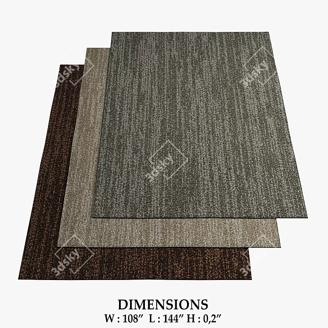 Superior 1052 SL Sonic Rugs 3D model image 1