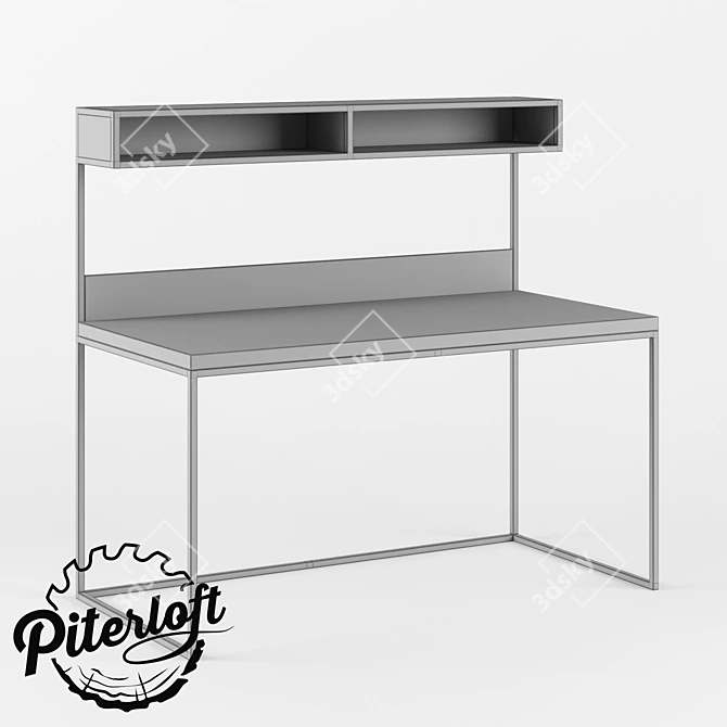 Industrial Loft Table: Beynard's Masterpiece 3D model image 2