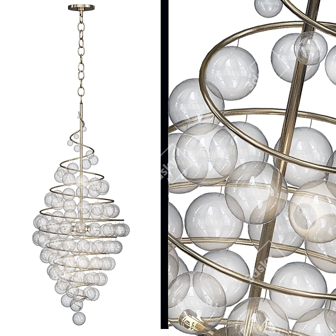 Wanderlust Crystal Chandelier 3D model image 1