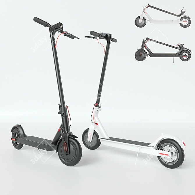 Xiaomi Mijia Electric Scooter 3D model image 1