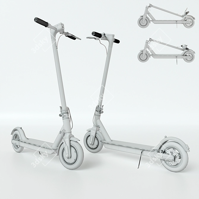 Xiaomi Mijia Electric Scooter 3D model image 2