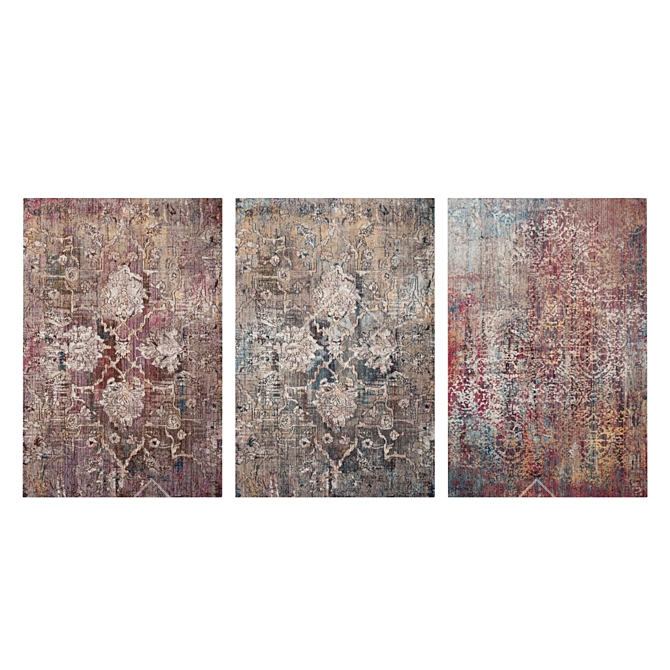 Versatile Carpets Set 60: High-Quality Textures for Close-Up and Wide Angles 3D model image 3