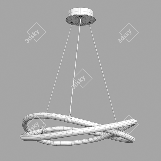 Line Chandelier 6607: Modern OM Inspired Design 3D model image 2