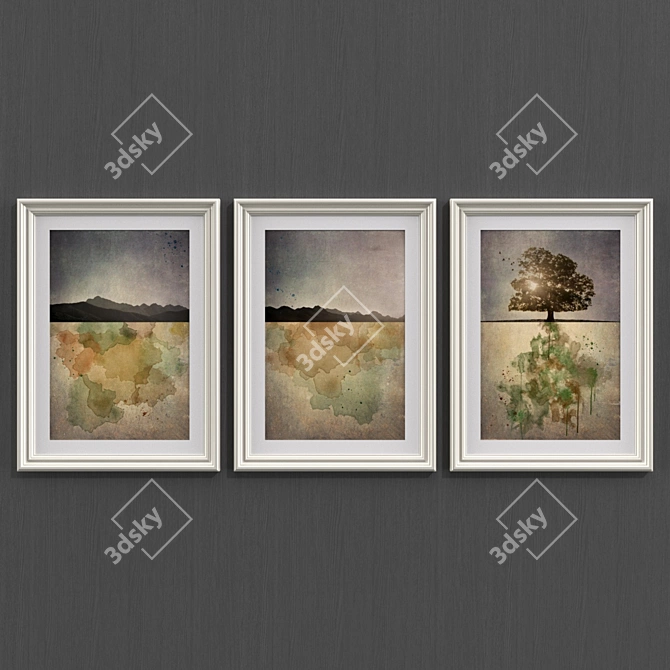 Modern Collection №152 - Horizon Tree 3D model image 2