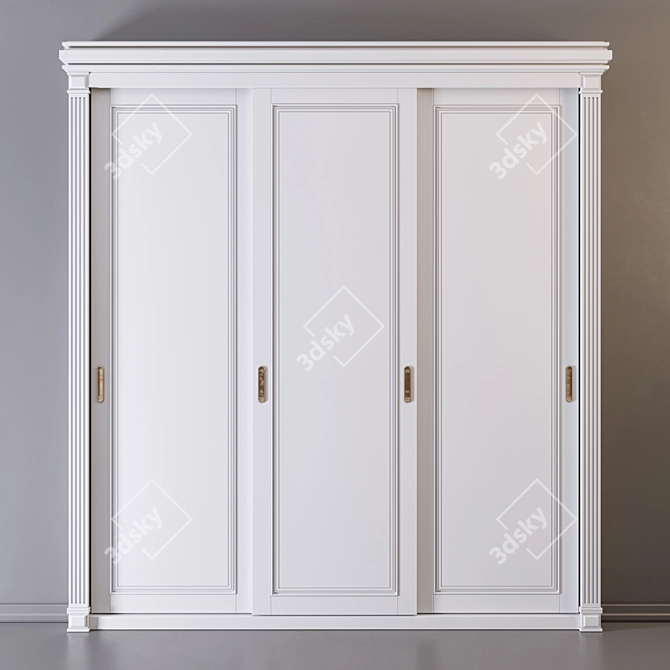 Versatile 32-inch Cabinet 3D model image 1