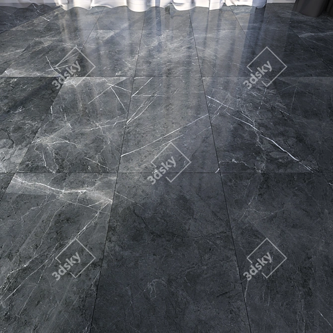 Luxury Marble Floor Tiles 3D model image 3