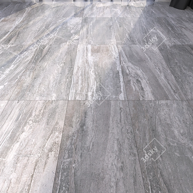 Luxury Marble Floor Tiles 3D model image 1