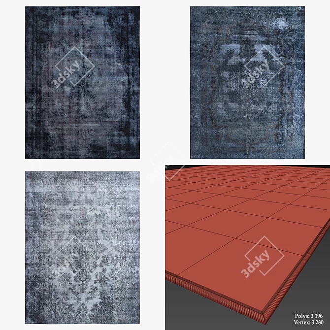 Lightweight Pure 2.0 Rugs 3D model image 2