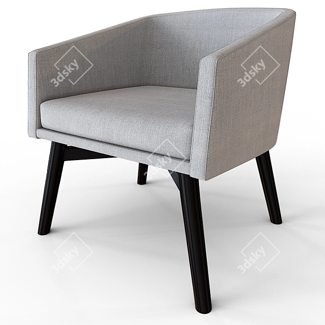 Lolyta Due Chairs: Elegant and Functional 3D model image 1