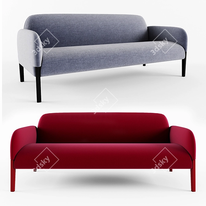 Join Low Sofa: Elegant and Versatile 3D model image 1