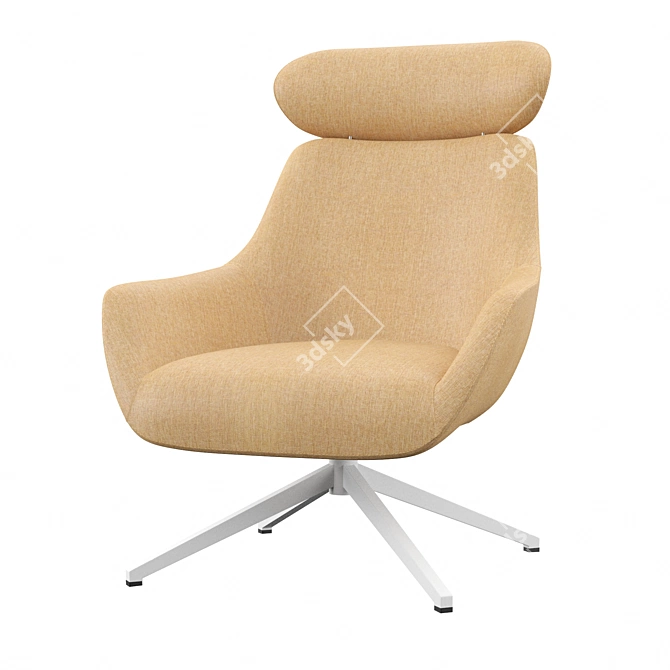 Brady Swivel Lounge Chair 3D model image 1