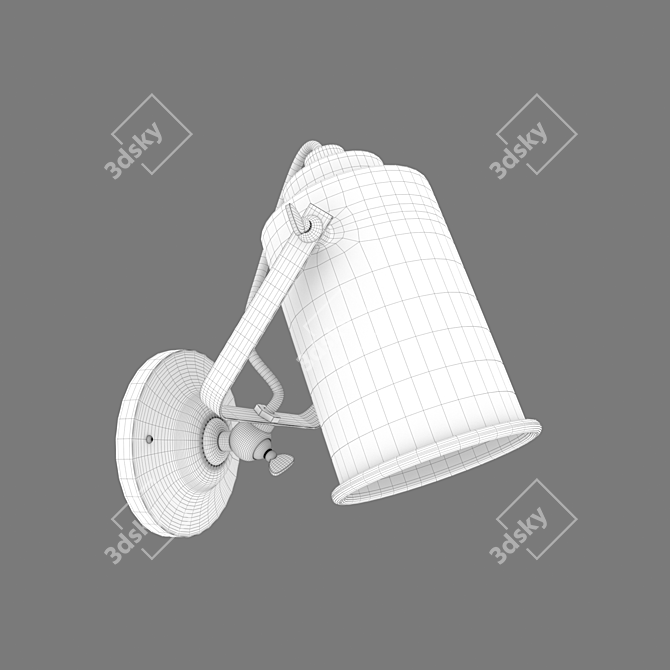 Industrial Loft Searchlight Bra 3D model image 2