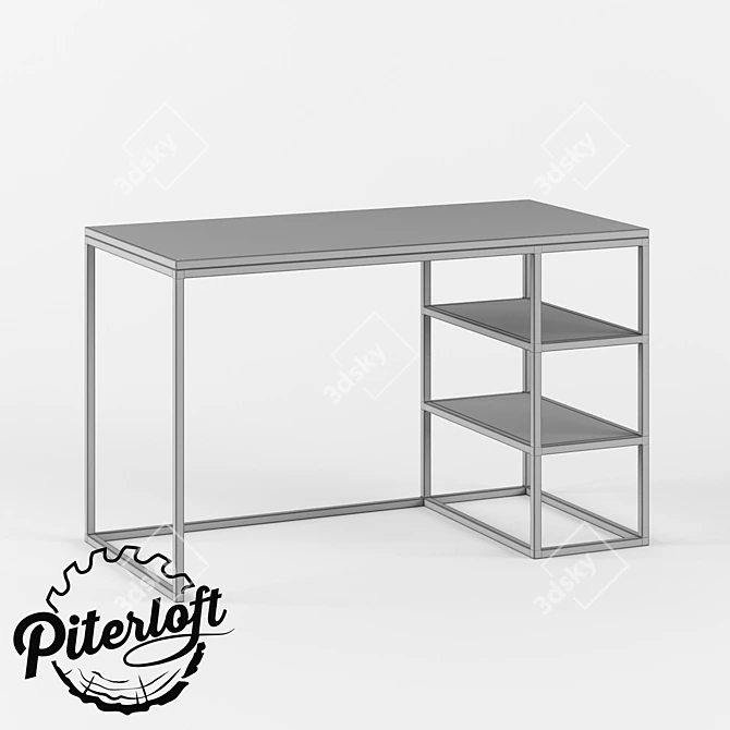 Table carter: Stylish Loft Wood and Metal Table - Customizable Dimensions [Link]
Stylish Loft Table: Customizable Wood and Metal 3D model image 2