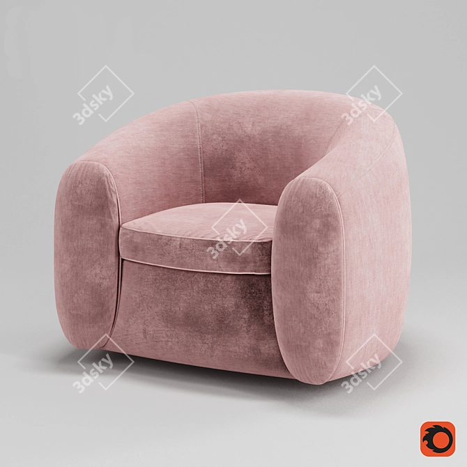 Title: Loft Designe Chair - Modern and Stylish 3D model image 1