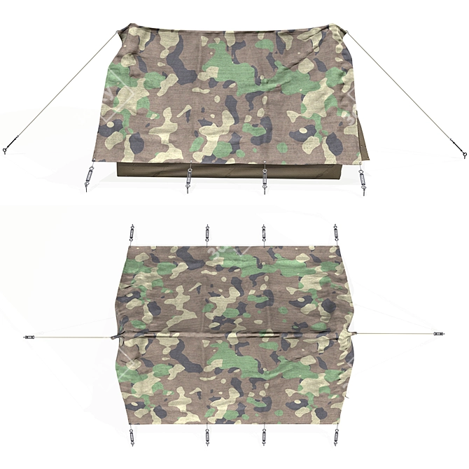 Ultimate Campmaster Folding Tent 3D model image 2