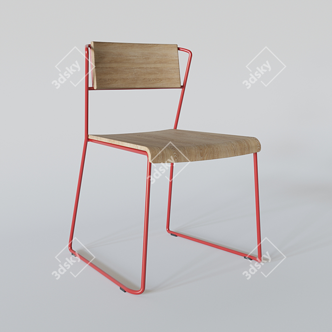 Creative Transit Chair 3D model image 1