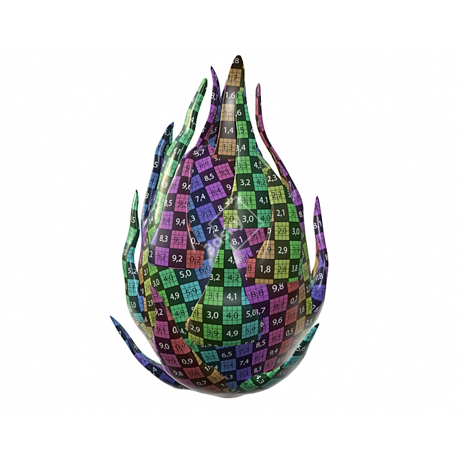 Exotic Dragonfruit - 4K PBR Texture 3D model image 3