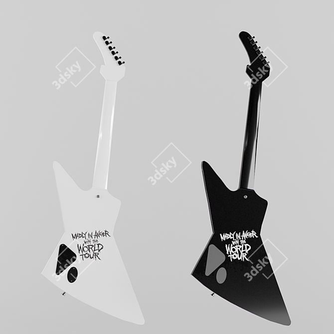 ESP MX250 Guitar: Classic Style and Unmatched Quality 3D model image 2