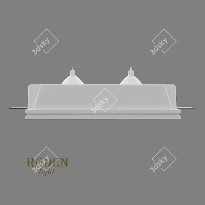 RODEN-light RD-211: Plaster Recessed Light 3D model image 3