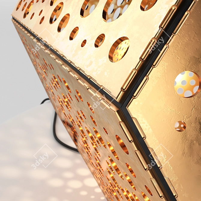 Geometric Glow Table Lamp 3D model image 3