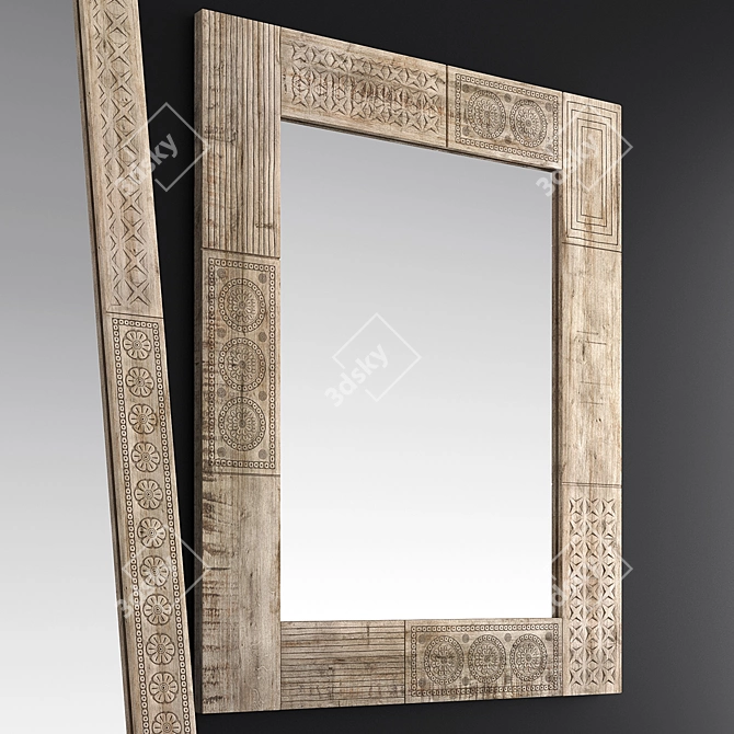 Puro Collection Mirrors: Charming & Unique 3D model image 2