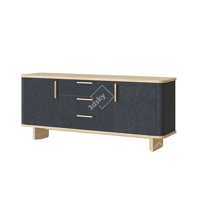 Stylish and Functional Ramona Sideboard 3D model image 1