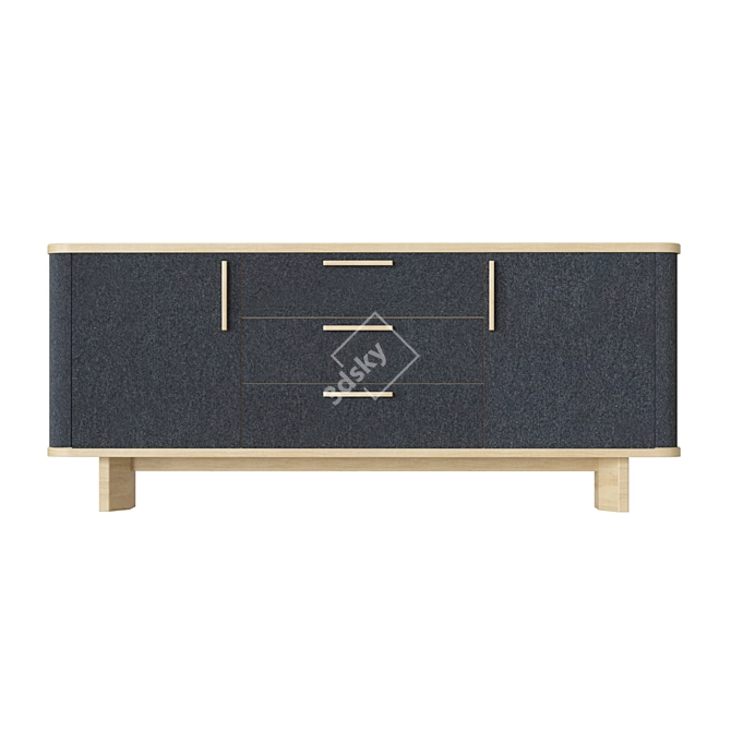 Stylish and Functional Ramona Sideboard 3D model image 3