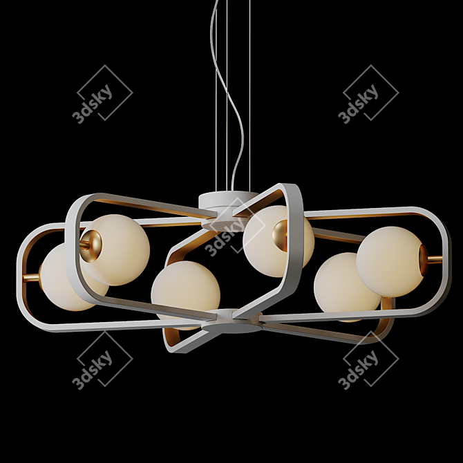 Maytoni Modern Avola Gold Pendant Lamp 3D model image 1