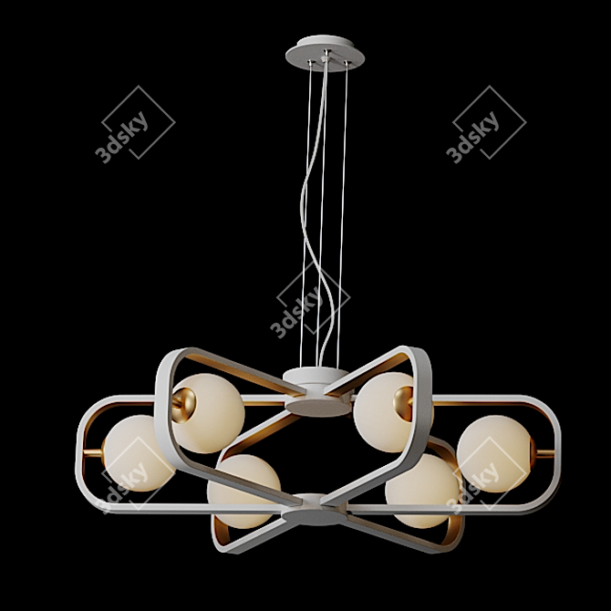 Maytoni Modern Avola Gold Pendant Lamp 3D model image 2