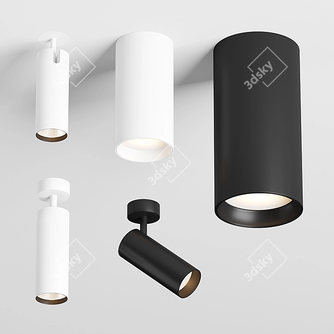 Modern Lighting Collection: Xal Bo 55 and Sasso 3D model image 1