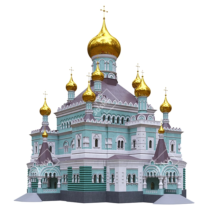 Sacred Heart Church in Kiev 3D model image 1