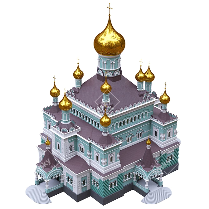 Sacred Heart Church in Kiev 3D model image 2