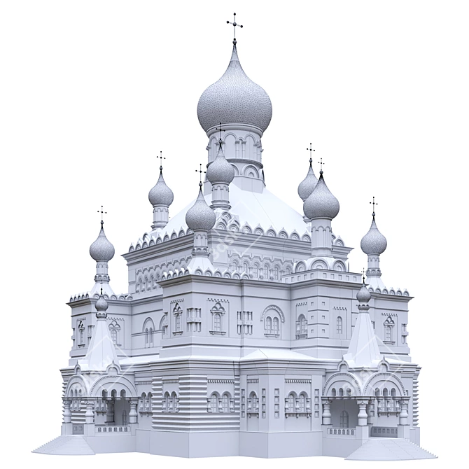 Sacred Heart Church in Kiev 3D model image 3