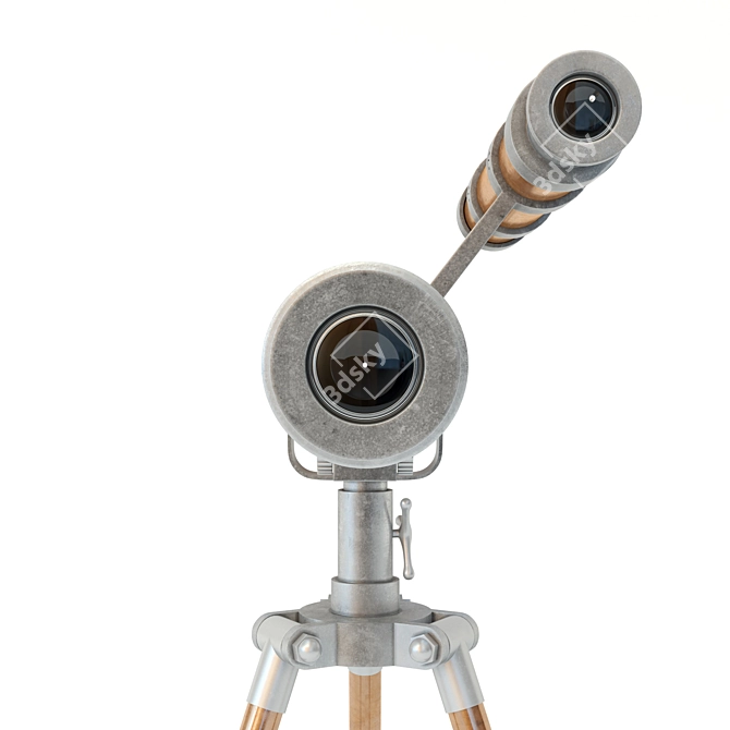 Classic Vintage Telescope - Explore the Universe 3D model image 3